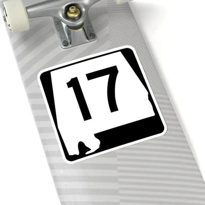 Alabama 17 (Alabama) (Road Sign) STICKER Vinyl Kiss-Cut Decal - The Sticker Space