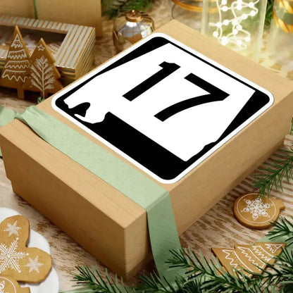 Alabama 17 (Alabama) (Road Sign) STICKER Vinyl Kiss-Cut Decal - The Sticker Space