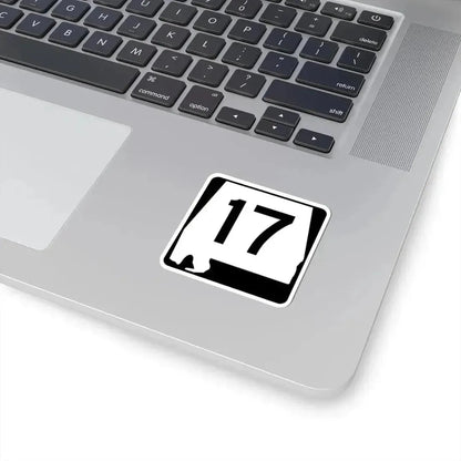 Alabama 17 (Alabama) (Road Sign) STICKER Vinyl Kiss-Cut Decal - The Sticker Space