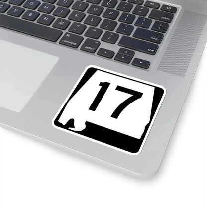 Alabama 17 (Alabama) (Road Sign) STICKER Vinyl Kiss-Cut Decal - The Sticker Space