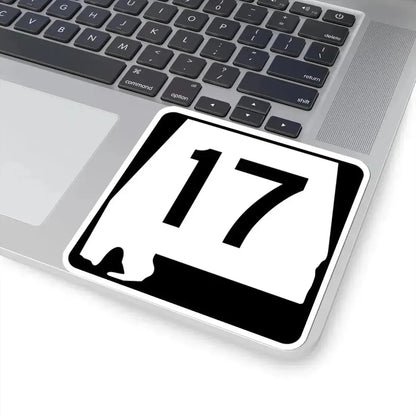 Alabama 17 (Alabama) (Road Sign) STICKER Vinyl Kiss-Cut Decal - The Sticker Space