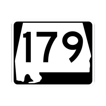 Alabama 179 (Alabama) (Road Sign) STICKER Vinyl Kiss-Cut Decal 2 Inch White - The Sticker Space