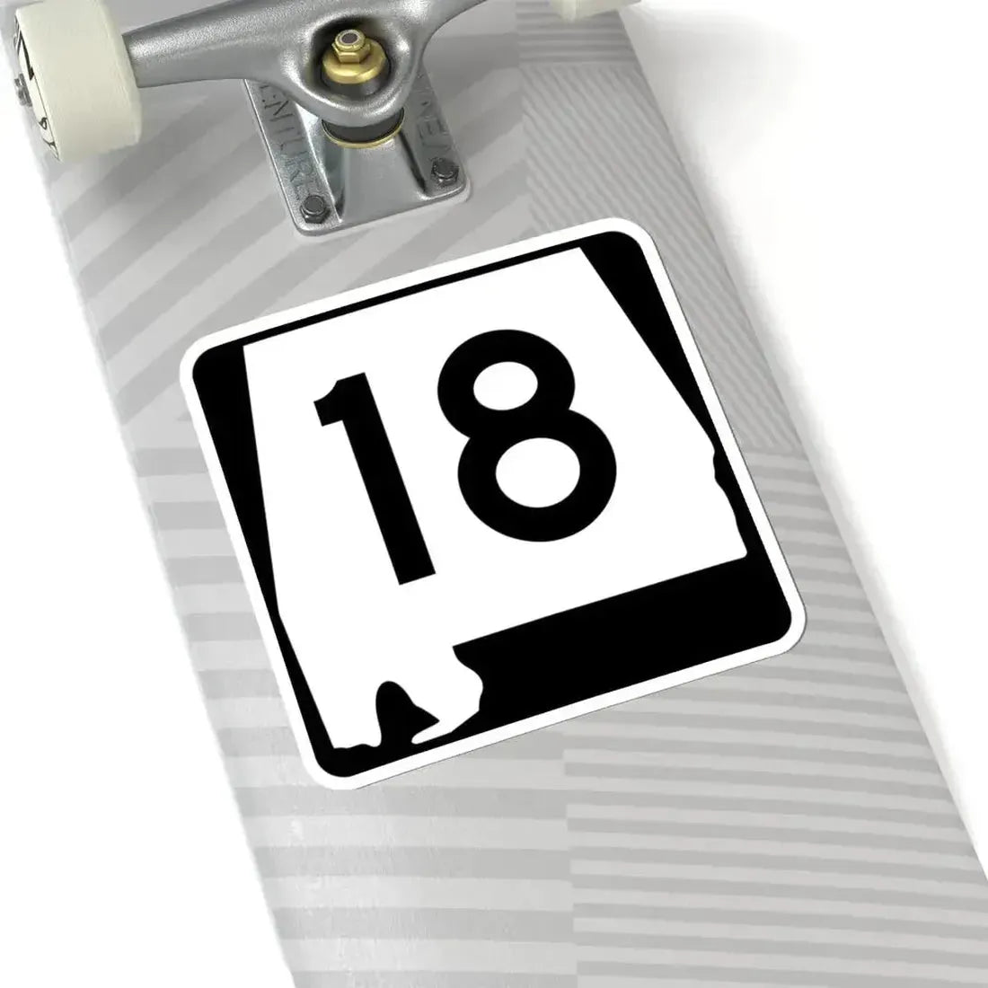 Alabama 18 (Alabama) (Road Sign) STICKER Vinyl Kiss-Cut Decal - The Sticker Space