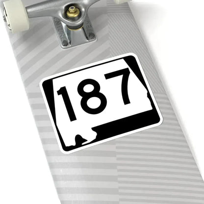 Alabama 187 (Alabama) (Road Sign) STICKER Vinyl Kiss-Cut Decal - The Sticker Space