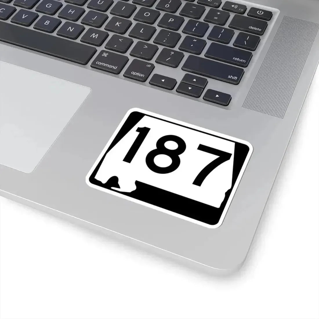 Alabama 187 (Alabama) (Road Sign) STICKER Vinyl Kiss-Cut Decal - The Sticker Space