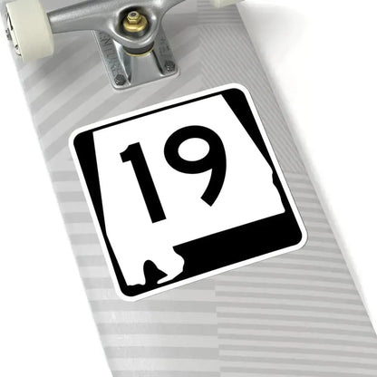 Alabama 19 (Alabama) (Road Sign) STICKER Vinyl Kiss-Cut Decal - The Sticker Space