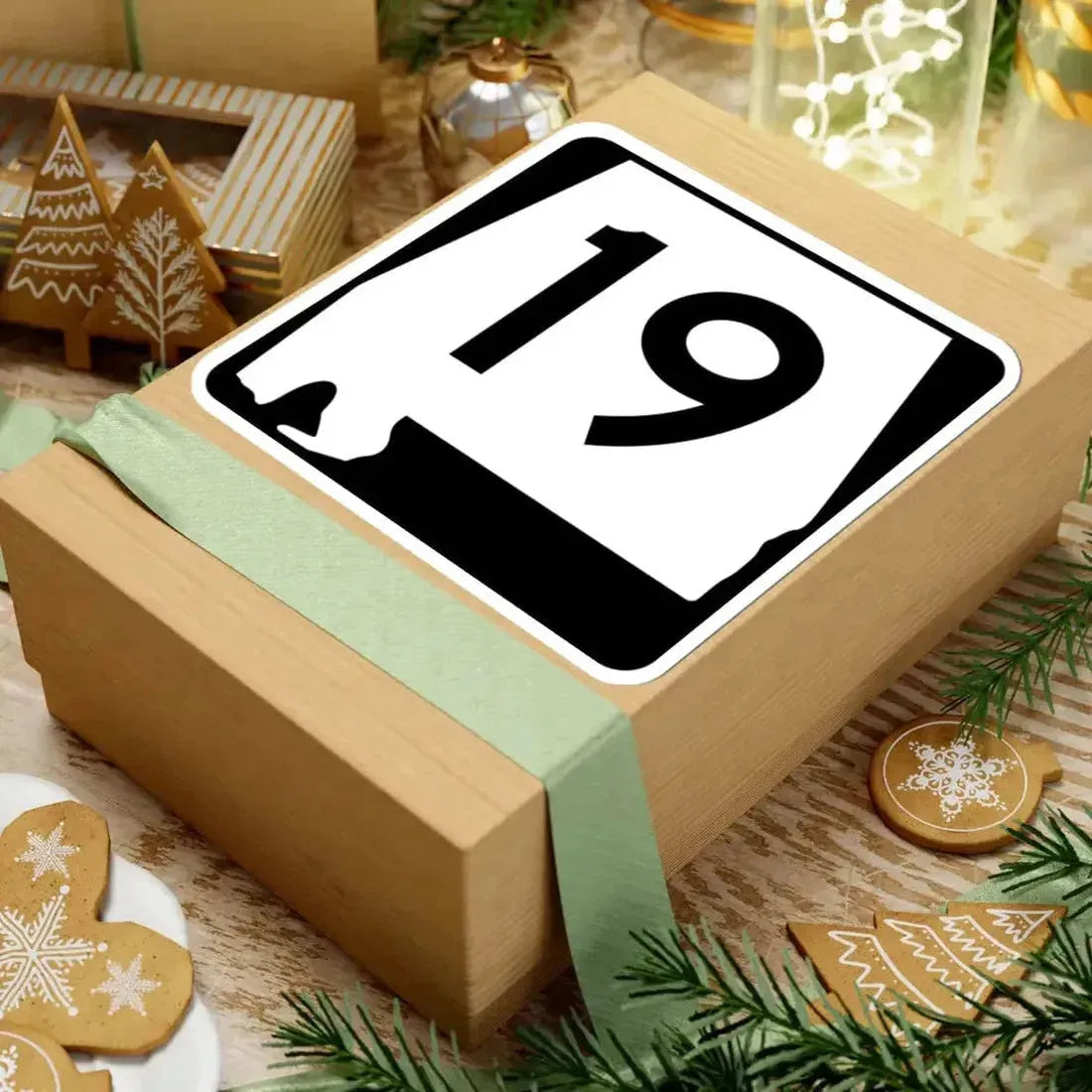 Alabama 19 (Alabama) (Road Sign) STICKER Vinyl Kiss-Cut Decal - The Sticker Space