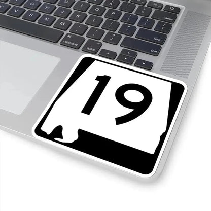 Alabama 19 (Alabama) (Road Sign) STICKER Vinyl Kiss-Cut Decal - The Sticker Space