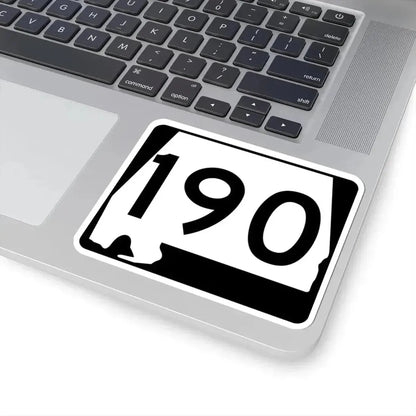 Alabama 190 (Alabama) (Road Sign) STICKER Vinyl Kiss-Cut Decal - The Sticker Space