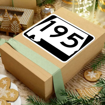 Alabama 195 (Alabama) (Road Sign) STICKER Vinyl Kiss-Cut Decal - The Sticker Space