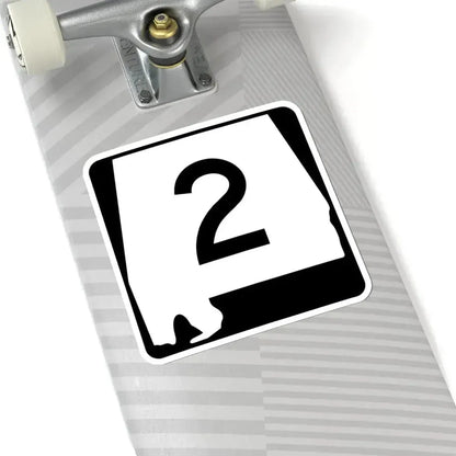 Alabama 2 (Alabama) (Road Sign) STICKER Vinyl Kiss-Cut Decal - The Sticker Space