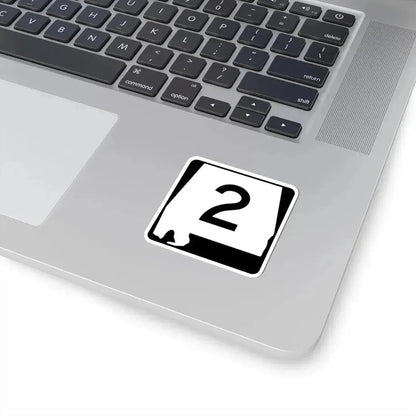 Alabama 2 (Alabama) (Road Sign) STICKER Vinyl Kiss-Cut Decal - The Sticker Space