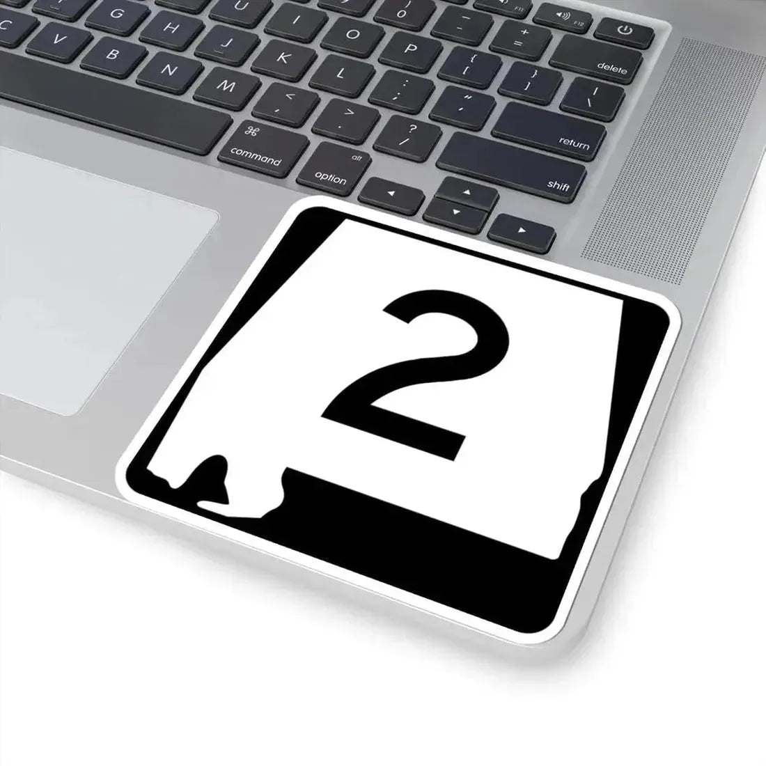 Alabama 2 (Alabama) (Road Sign) STICKER Vinyl Kiss-Cut Decal - The Sticker Space