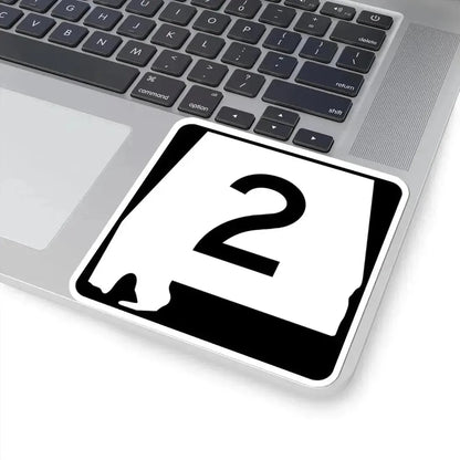 Alabama 2 (Alabama) (Road Sign) STICKER Vinyl Kiss-Cut Decal - The Sticker Space