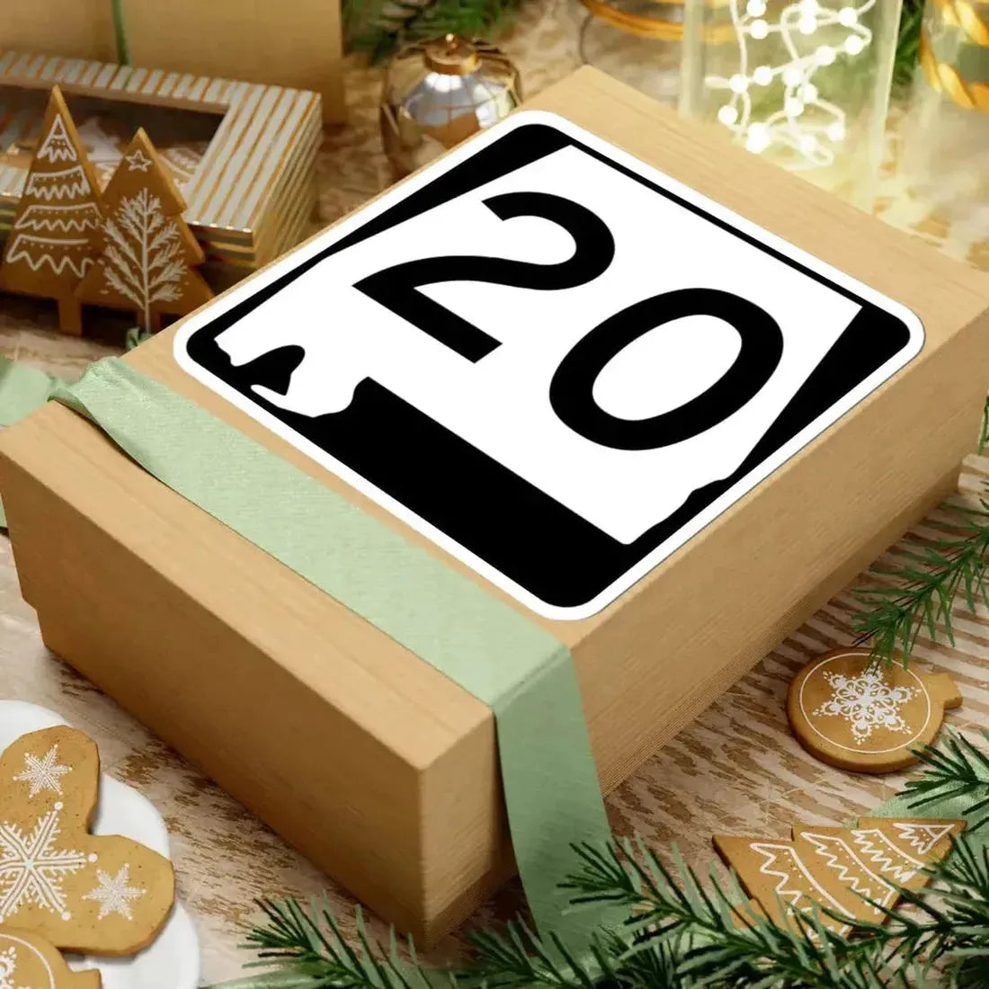 Alabama 20 (Alabama) (Road Sign) STICKER Vinyl Kiss-Cut Decal - The Sticker Space