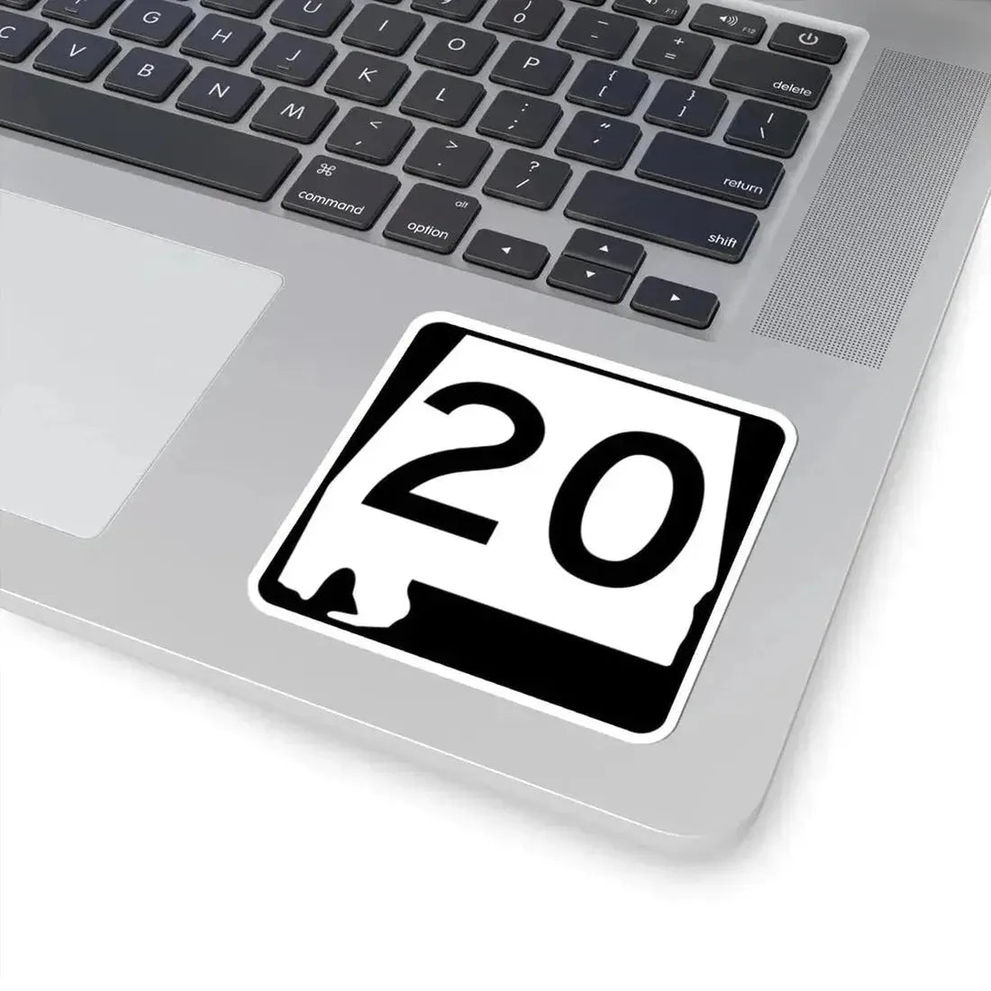 Alabama 20 (Alabama) (Road Sign) STICKER Vinyl Kiss-Cut Decal - The Sticker Space