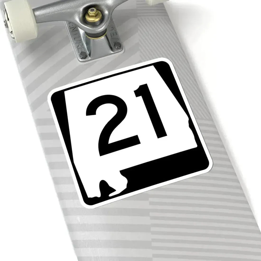 Alabama 21 (Alabama) (Road Sign) STICKER Vinyl Kiss-Cut Decal - The Sticker Space