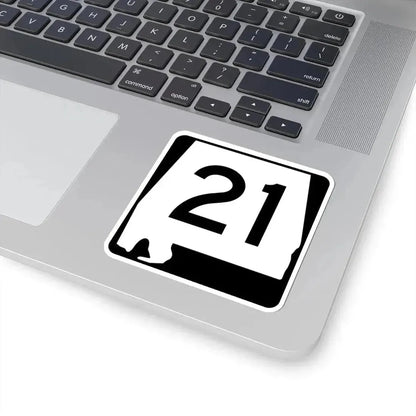 Alabama 21 (Alabama) (Road Sign) STICKER Vinyl Kiss-Cut Decal - The Sticker Space