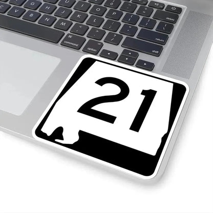 Alabama 21 (Alabama) (Road Sign) STICKER Vinyl Kiss-Cut Decal - The Sticker Space