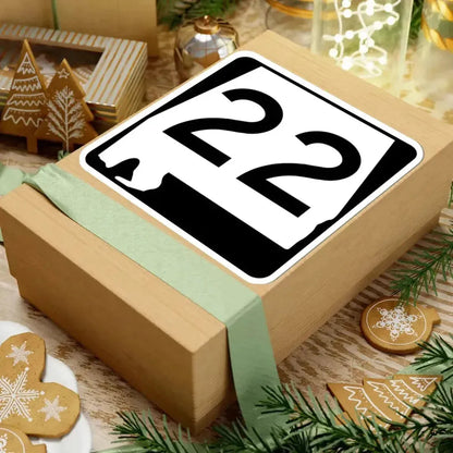 Alabama 22 (Alabama) (Road Sign) STICKER Vinyl Kiss-Cut Decal - The Sticker Space