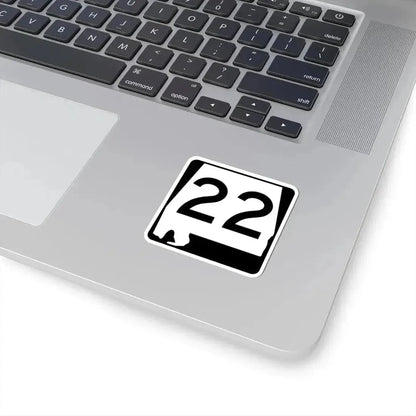 Alabama 22 (Alabama) (Road Sign) STICKER Vinyl Kiss-Cut Decal - The Sticker Space