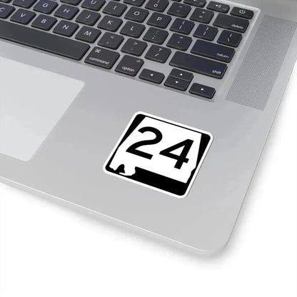 Alabama 24 (Alabama) (Road Sign) STICKER Vinyl Kiss-Cut Decal - The Sticker Space