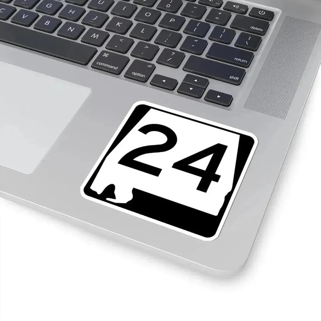 Alabama 24 (Alabama) (Road Sign) STICKER Vinyl Kiss-Cut Decal - The Sticker Space