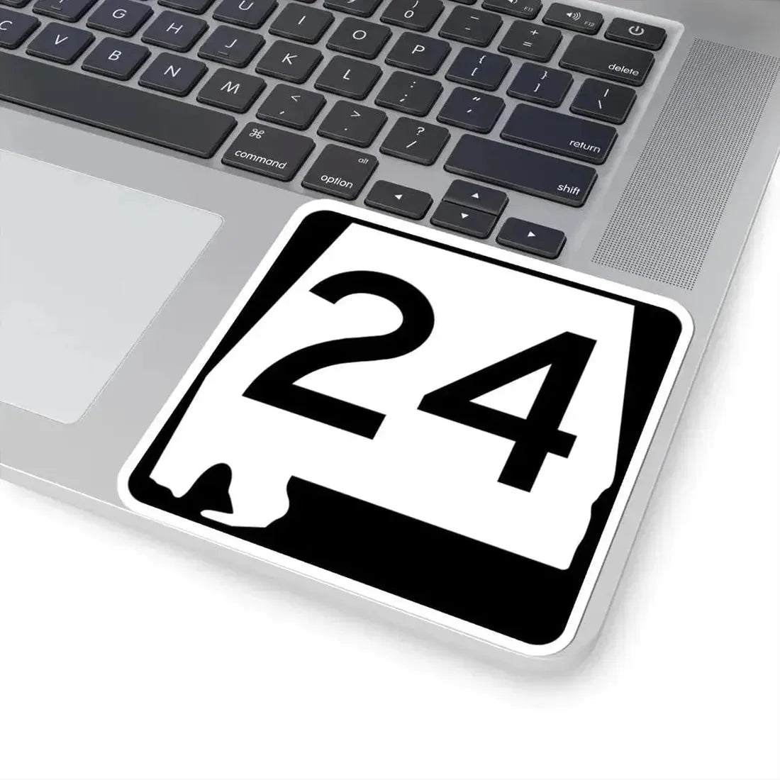 Alabama 24 (Alabama) (Road Sign) STICKER Vinyl Kiss-Cut Decal - The Sticker Space