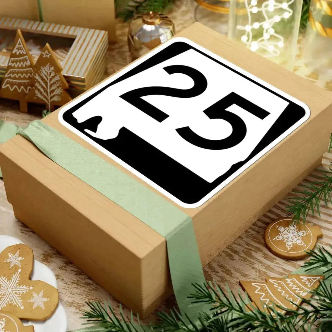 Alabama 25 (Alabama) (Road Sign) STICKER Vinyl Kiss-Cut Decal - The Sticker Space