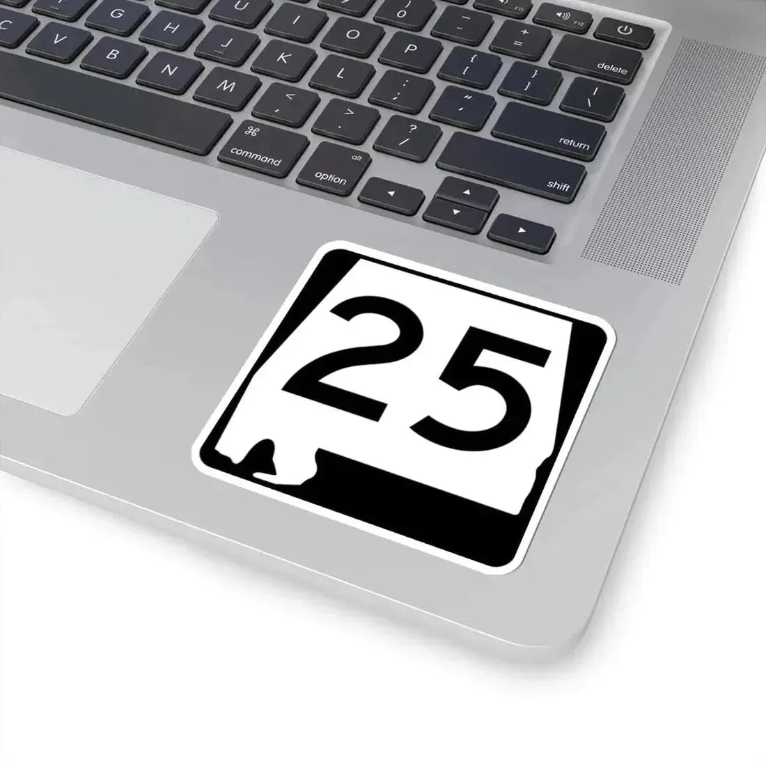 Alabama 25 (Alabama) (Road Sign) STICKER Vinyl Kiss-Cut Decal - The Sticker Space
