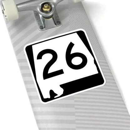 Alabama 26 (Alabama) (Road Sign) STICKER Vinyl Kiss-Cut Decal - The Sticker Space