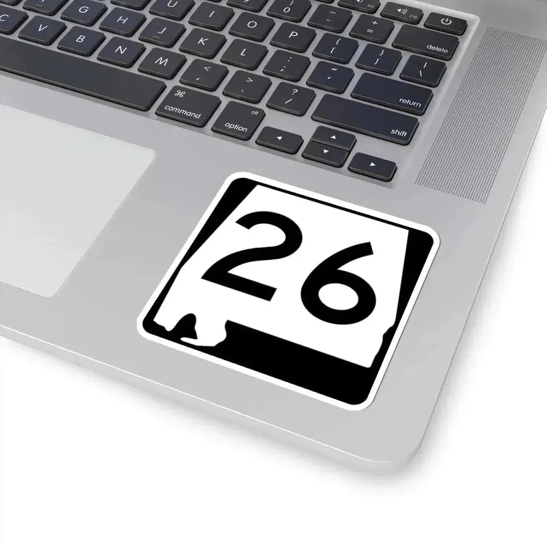 Alabama 26 (Alabama) (Road Sign) STICKER Vinyl Kiss-Cut Decal - The Sticker Space