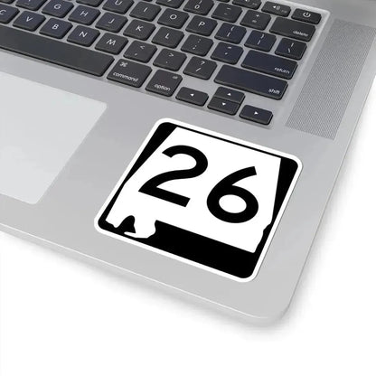Alabama 26 (Alabama) (Road Sign) STICKER Vinyl Kiss-Cut Decal - The Sticker Space