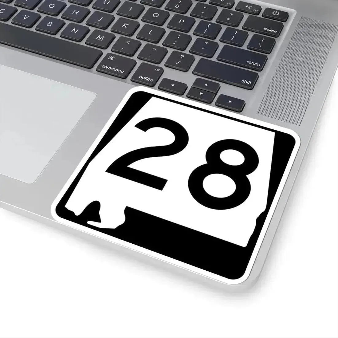 Alabama 28 (Alabama) (Road Sign) STICKER Vinyl Kiss-Cut Decal - The Sticker Space