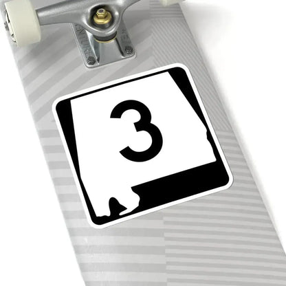 Alabama 3 (Alabama) (Road Sign) STICKER Vinyl Kiss-Cut Decal - The Sticker Space