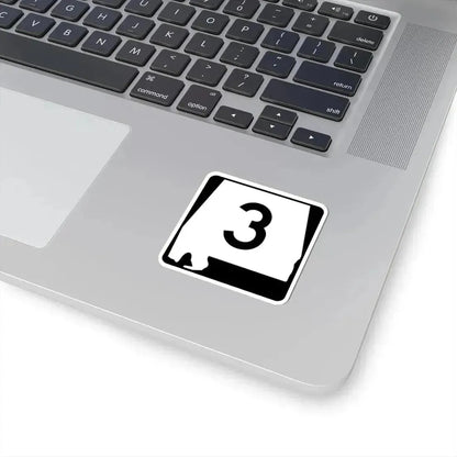 Alabama 3 (Alabama) (Road Sign) STICKER Vinyl Kiss-Cut Decal - The Sticker Space