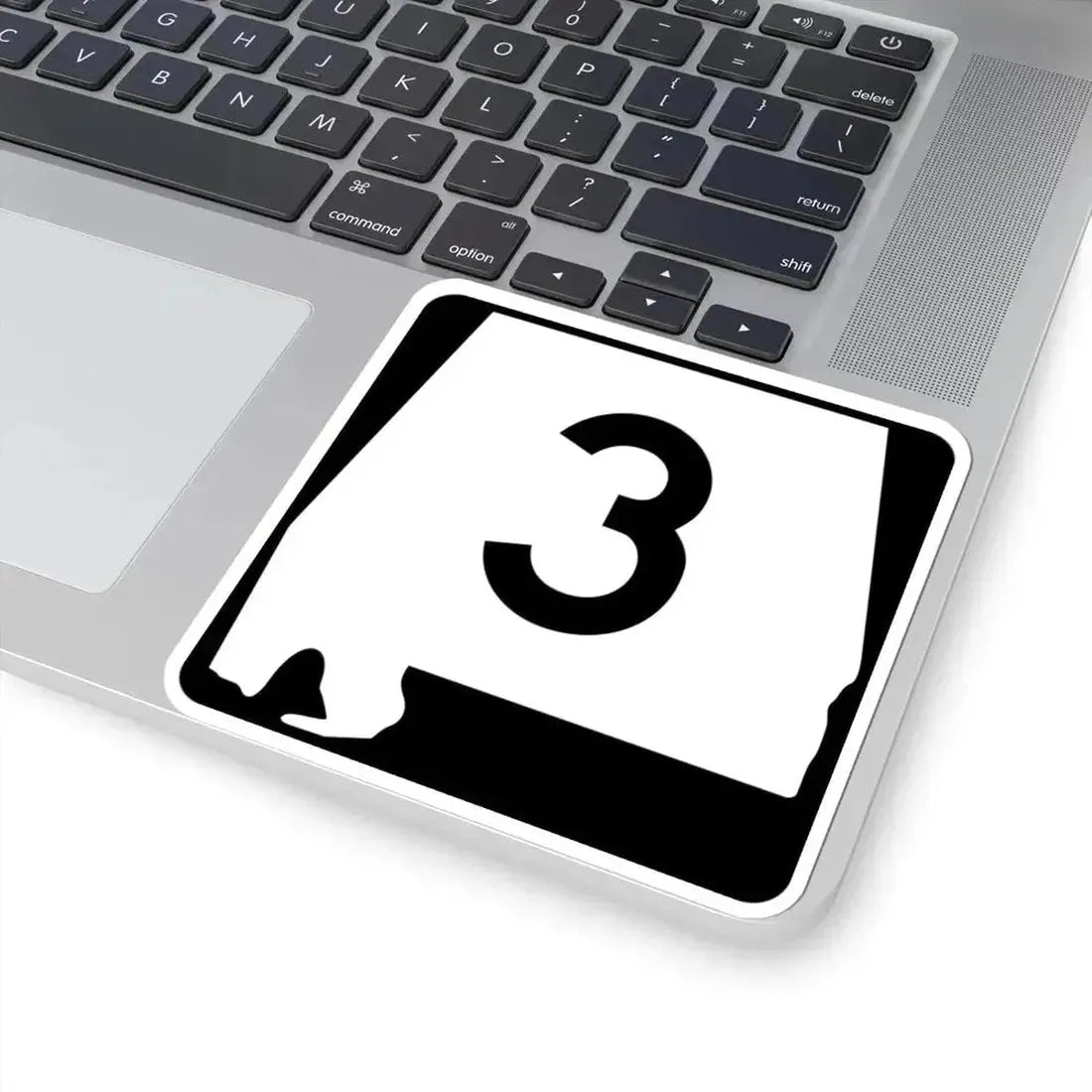 Alabama 3 (Alabama) (Road Sign) STICKER Vinyl Kiss-Cut Decal - The Sticker Space