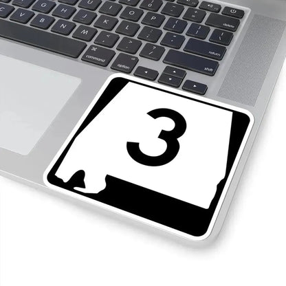 Alabama 3 (Alabama) (Road Sign) STICKER Vinyl Kiss-Cut Decal - The Sticker Space