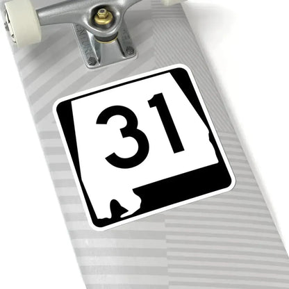 Alabama 31 (Alabama) (Road Sign) STICKER Vinyl Kiss-Cut Decal - The Sticker Space