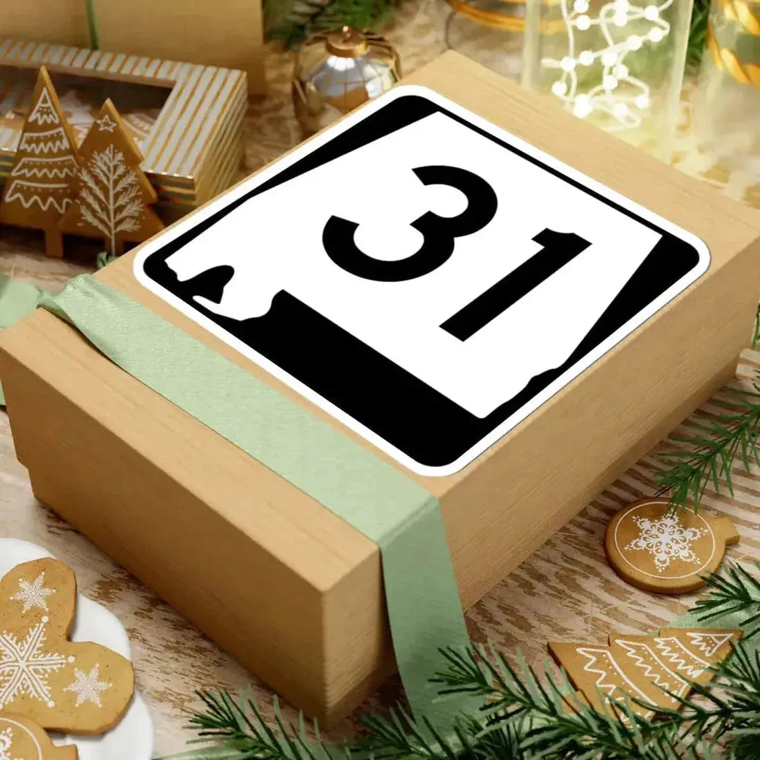 Alabama 31 (Alabama) (Road Sign) STICKER Vinyl Kiss-Cut Decal - The Sticker Space