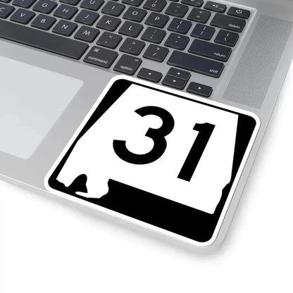 Alabama 31 (Alabama) (Road Sign) STICKER Vinyl Kiss-Cut Decal - The Sticker Space