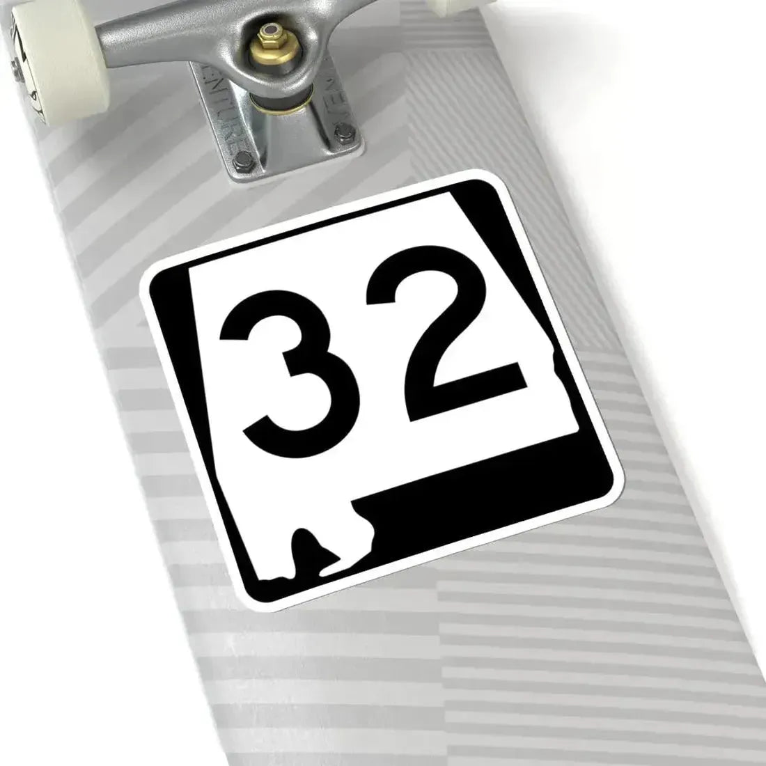 Alabama 32 (Alabama) (Road Sign) STICKER Vinyl Kiss-Cut Decal - The Sticker Space