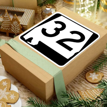 Alabama 32 (Alabama) (Road Sign) STICKER Vinyl Kiss-Cut Decal - The Sticker Space