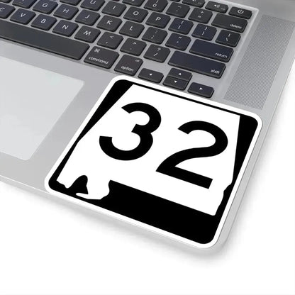Alabama 32 (Alabama) (Road Sign) STICKER Vinyl Kiss-Cut Decal - The Sticker Space