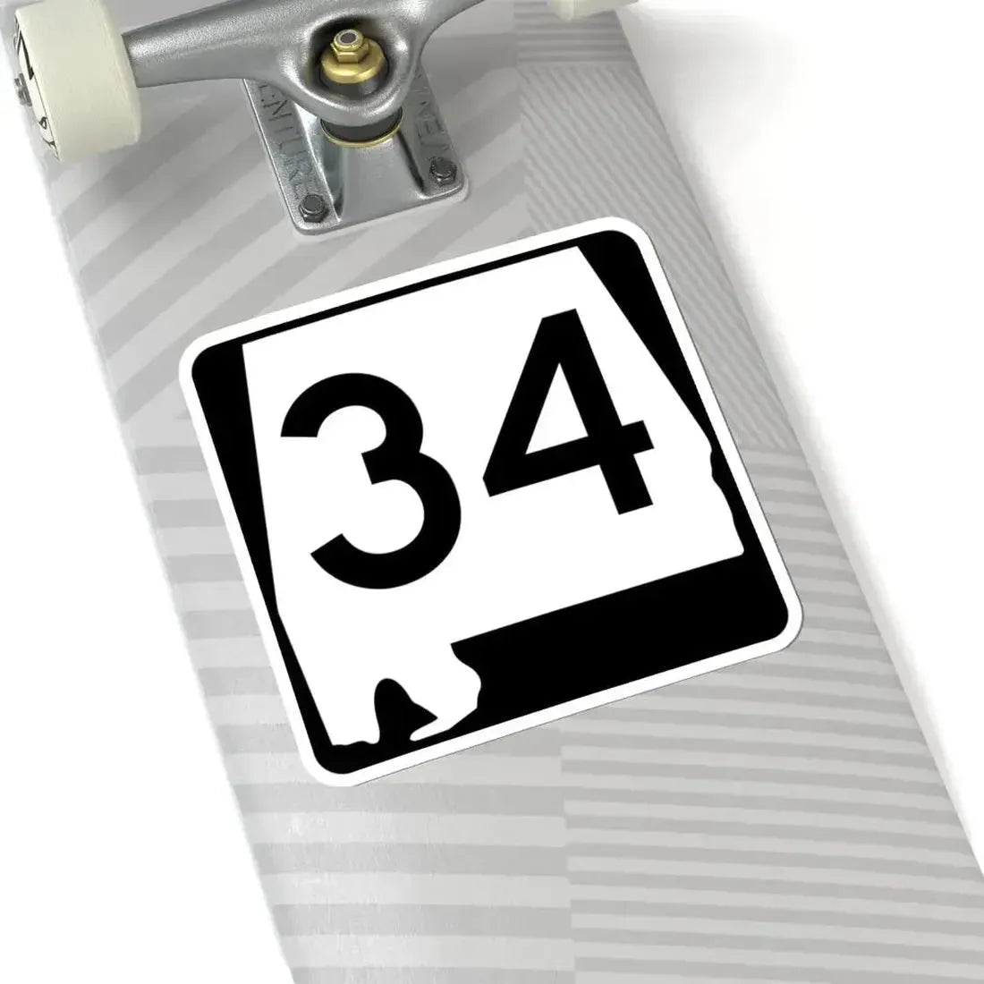 Alabama 34 (Alabama) (Road Sign) STICKER Vinyl Kiss-Cut Decal - The Sticker Space