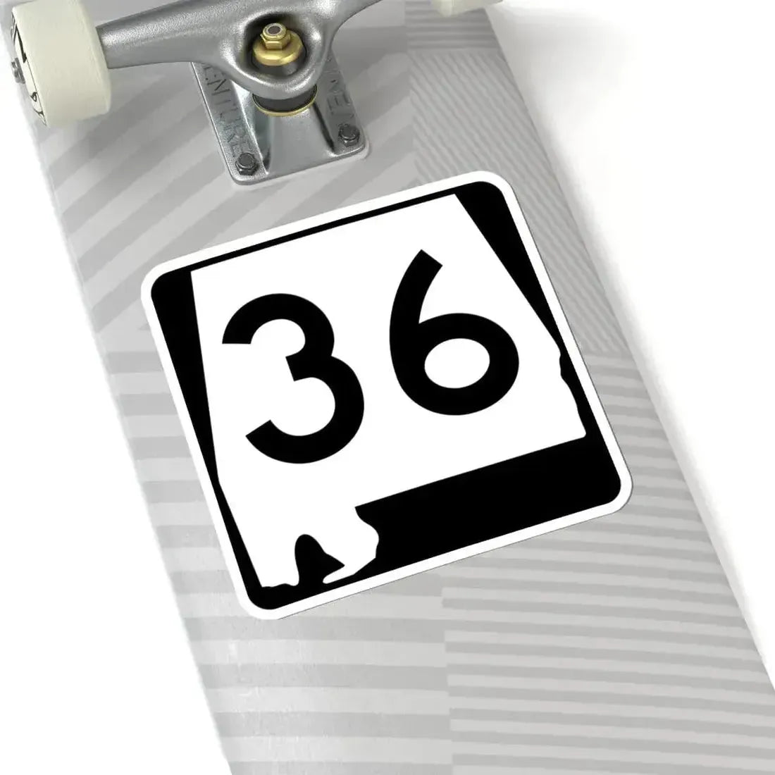 Alabama 36 (Alabama) (Road Sign) STICKER Vinyl Kiss-Cut Decal - The Sticker Space