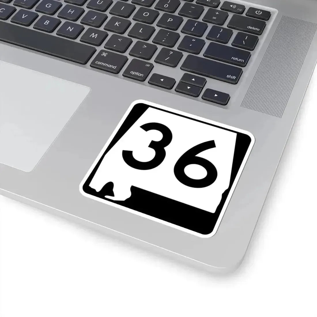 Alabama 36 (Alabama) (Road Sign) STICKER Vinyl Kiss-Cut Decal - The Sticker Space