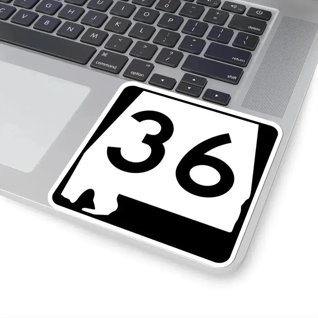 Alabama 36 (Alabama) (Road Sign) STICKER Vinyl Kiss-Cut Decal - The Sticker Space
