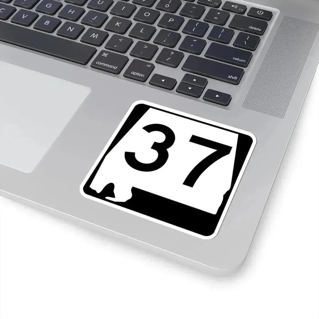Alabama 37 (Alabama) (Road Sign) STICKER Vinyl Kiss-Cut Decal - The Sticker Space