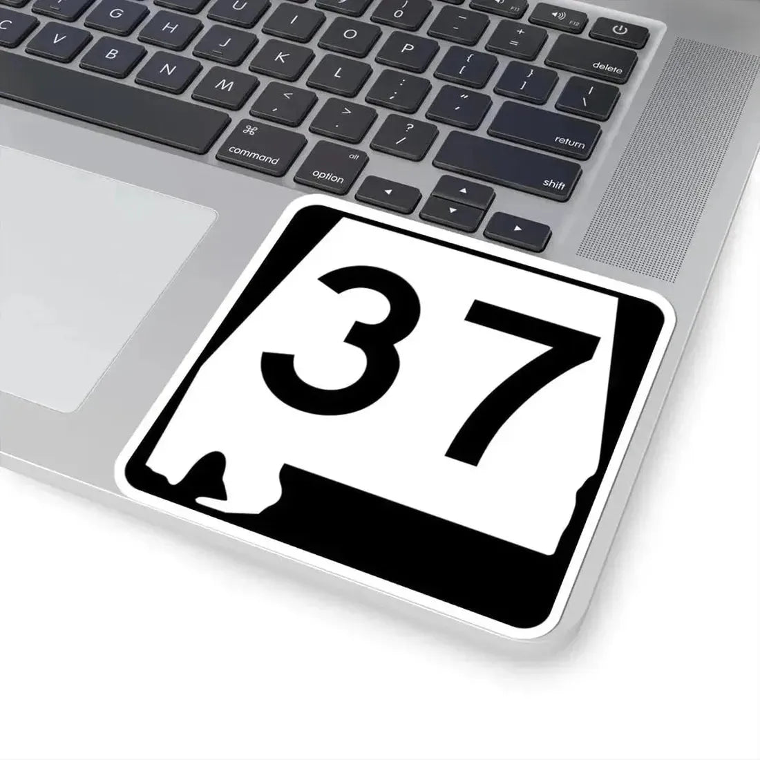 Alabama 37 (Alabama) (Road Sign) STICKER Vinyl Kiss-Cut Decal - The Sticker Space